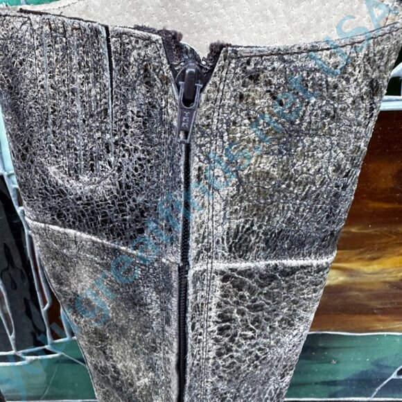 Steven Madden Reins Distressed Leather “Riding” Boots Size 7 - Picture 4 of 11